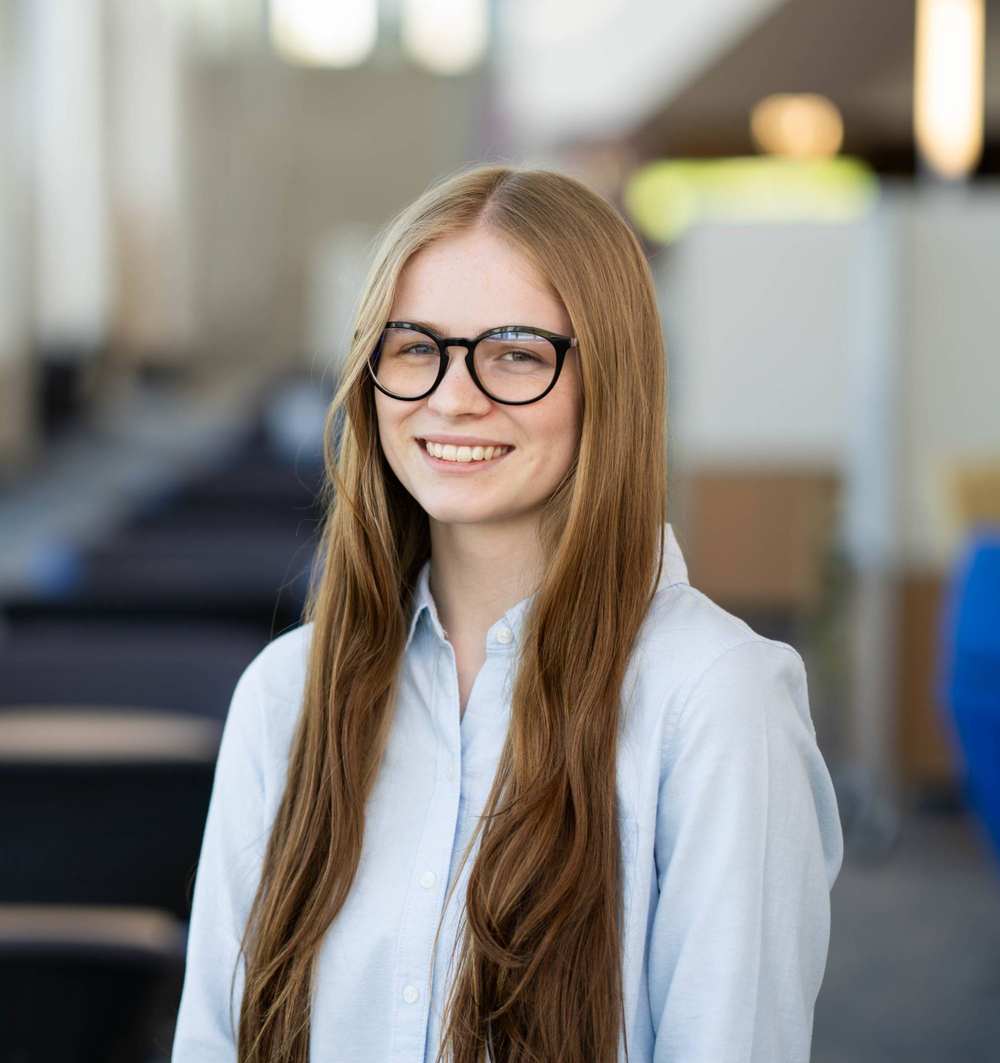 Molly McGuire ('26), a biochemistry major, is awarded&nbsp;a&nbsp;Van Andel Student Summer Research Fellowship&nbsp;for Summer 2025